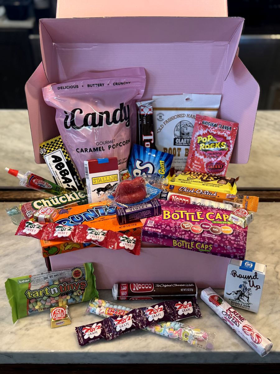 A curated iCandy gift box